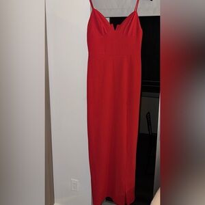 City Triangles Red Maxi Dress